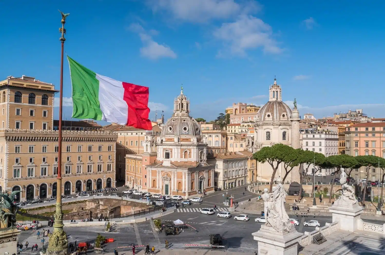 drapeau italie europa