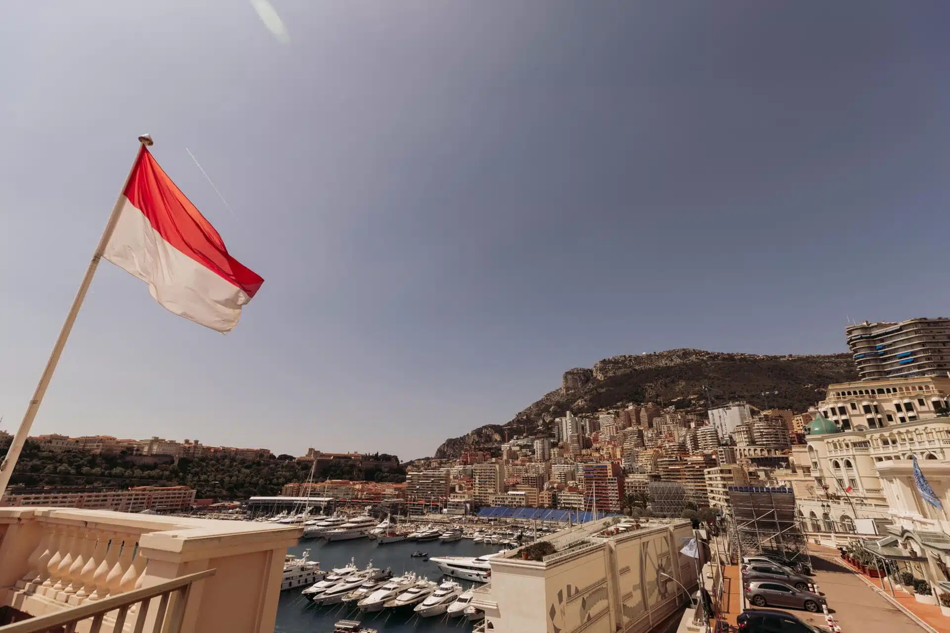 drapeau monaco europa