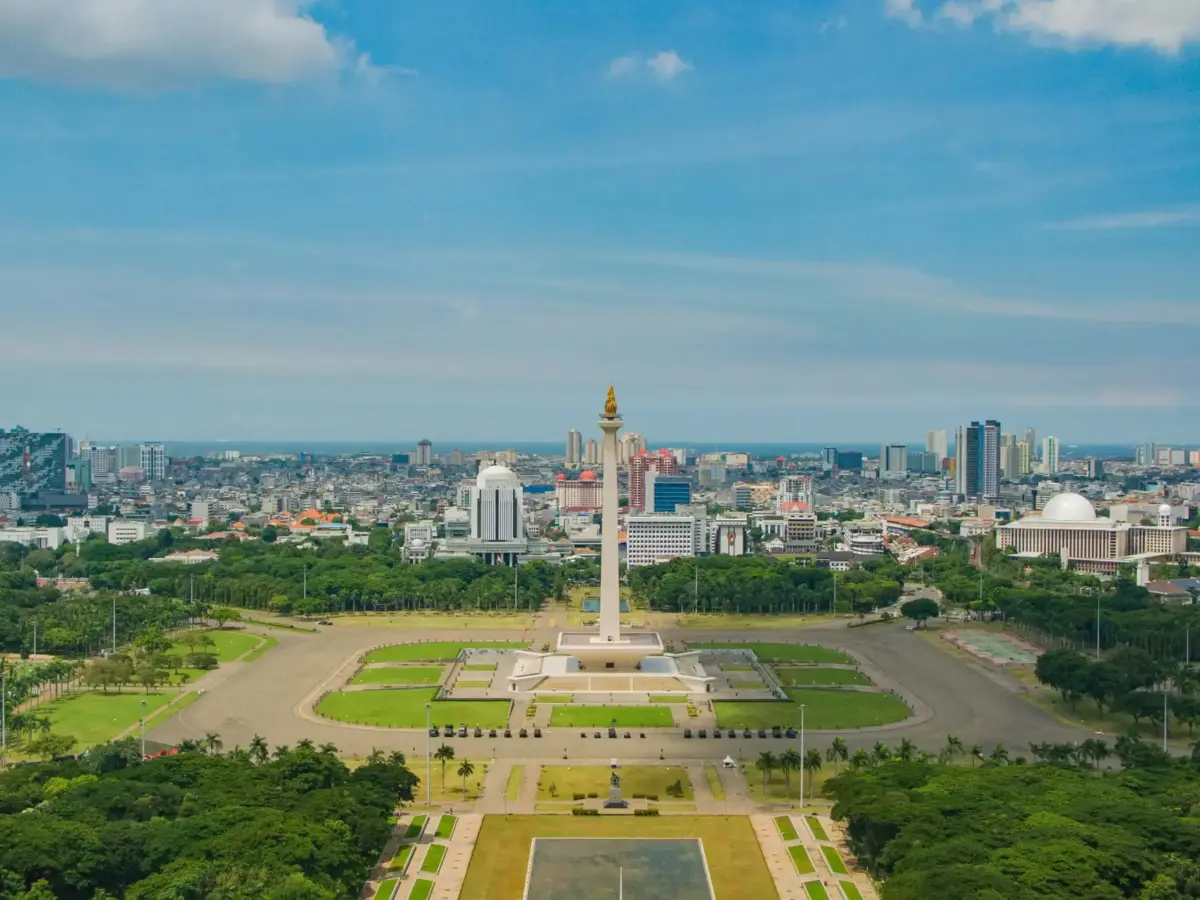 Jakarta 9 Blick über jakarta