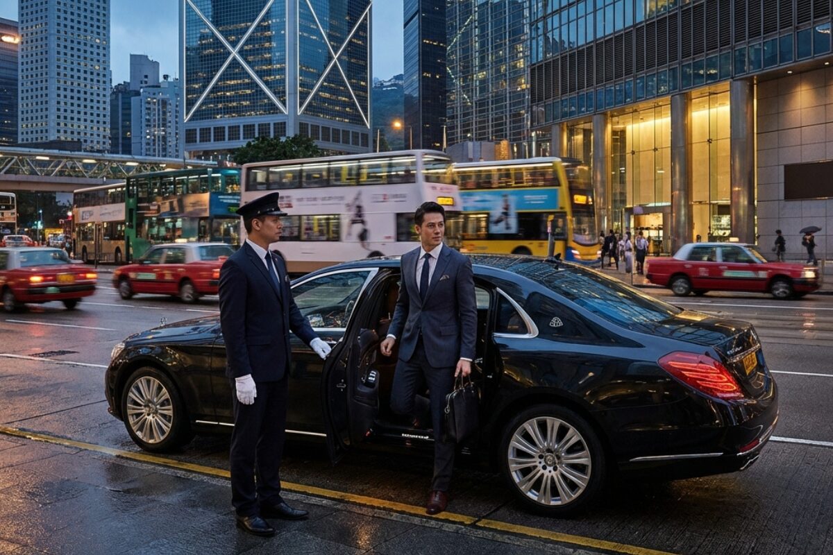 Service de chauffeur privĂ© dans le quartier financier de Hong Kong 1 Service de chauffeur privé dans le quartier financier de Hong Kong