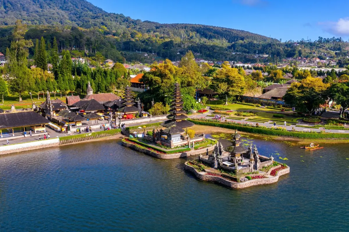 Bali 8 Blick über Bali, Indonesien