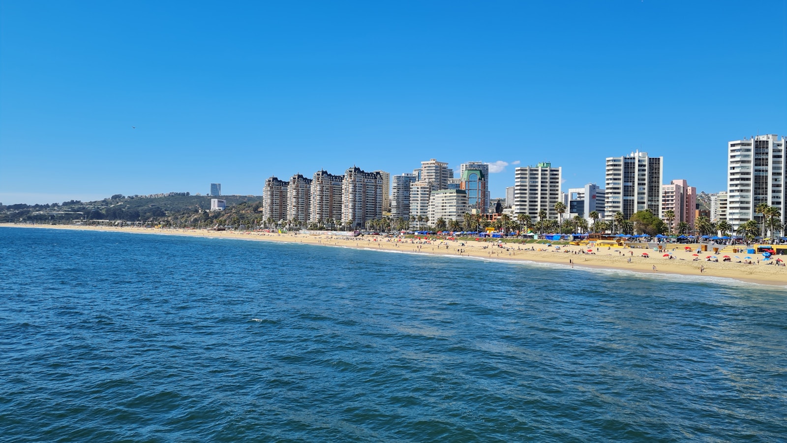 Una vista sobre Viña del Mar, Chile