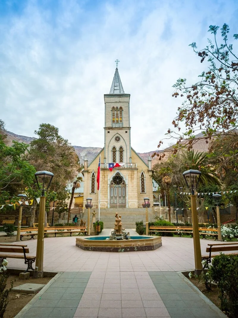 La Serena uitzicht op de kerk