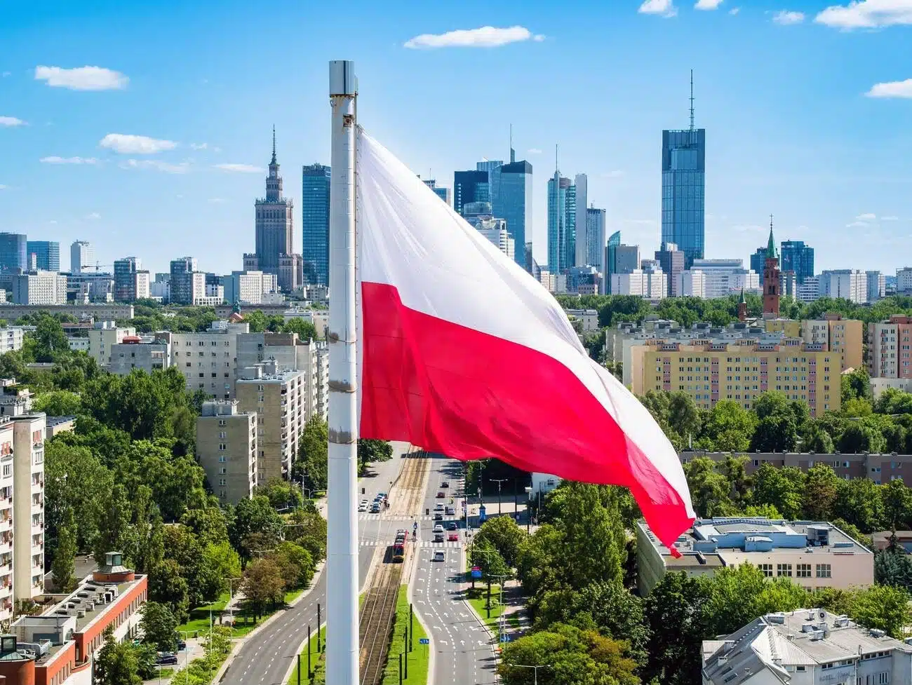 drapeau pologne
