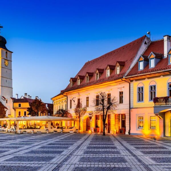 Sibiu view central Sibiu Romania Central