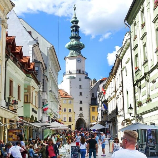 Slovakia Bratislava view from the streets View from the streets of Bratislava