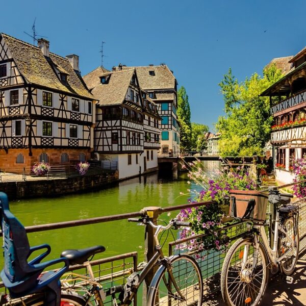 Strasbourg view over the canals